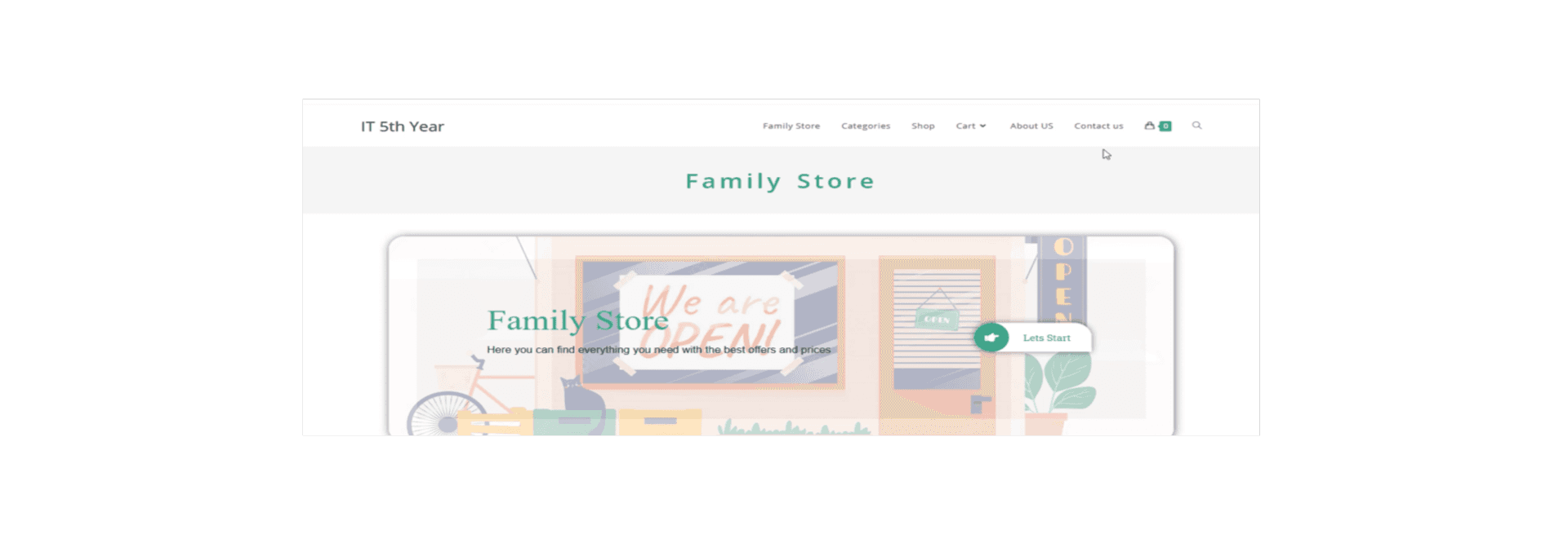 Family Store mockup