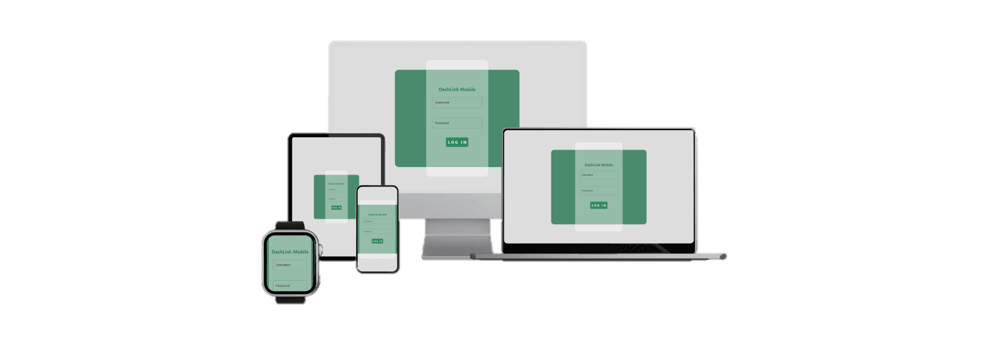 DashLink Mobile mockup